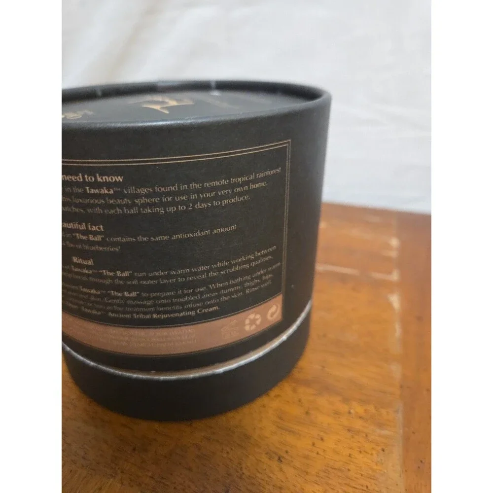 Ojon Tawaka Ancient Tribal Ball Full Body Cleansing Scrub with Wooden Bowl